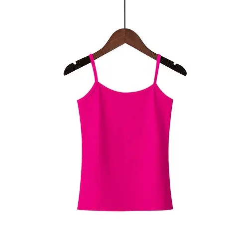 Summer Tank Tops Women Sleeveless Big Size T Shirt Ladies Vest Singlets Camisole Cotton Ladies Vest