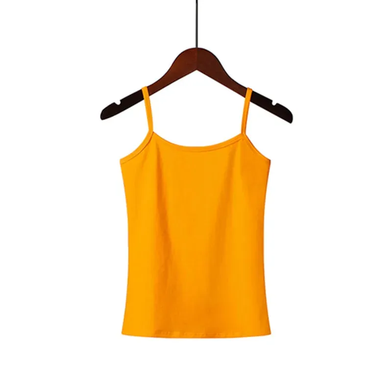 Summer Tank Tops Women Sleeveless Big Size T Shirt Ladies Vest Singlets Camisole Cotton Ladies Vest
