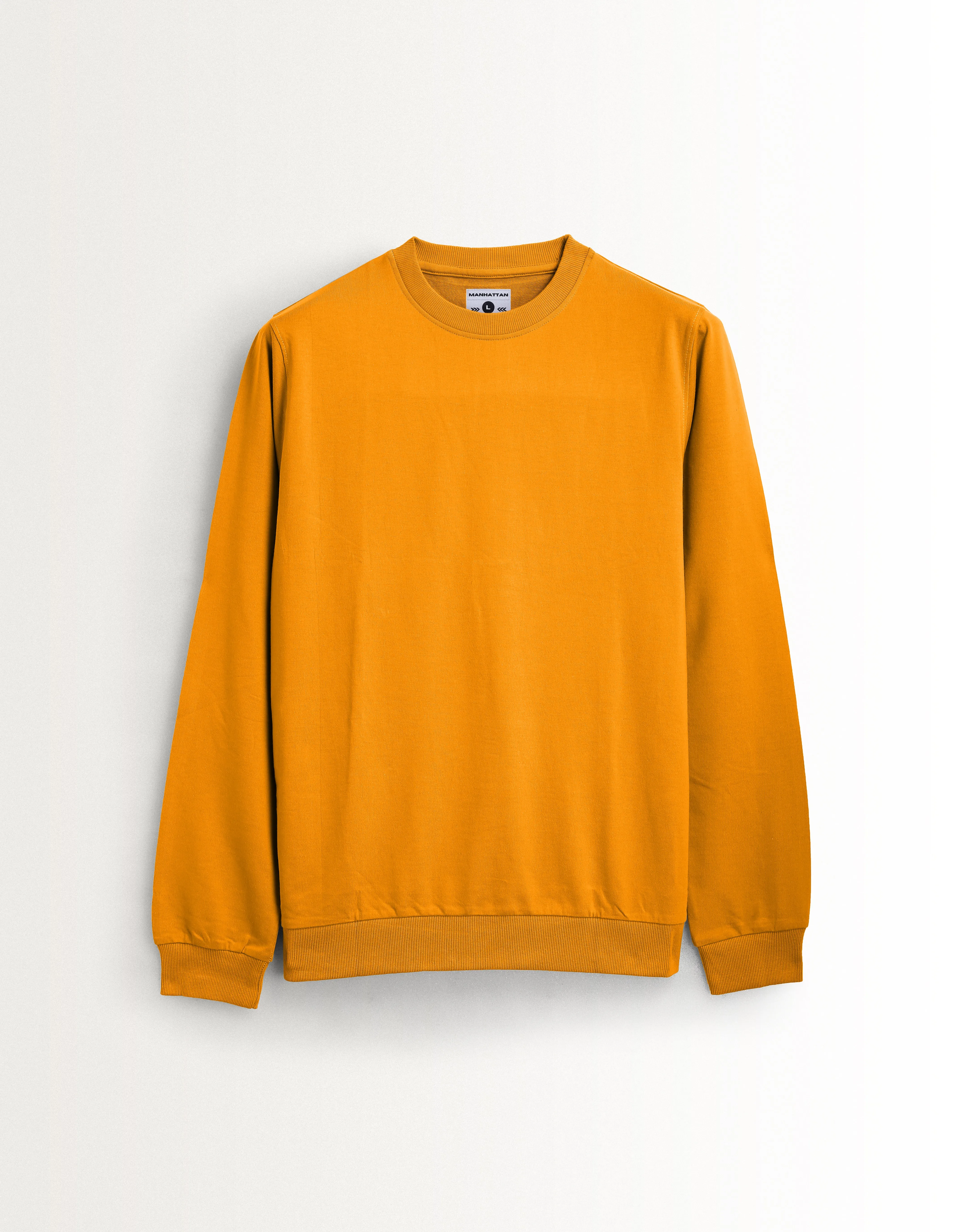 Sweatshirts Full Sleeve Unisex Mustard Yellow