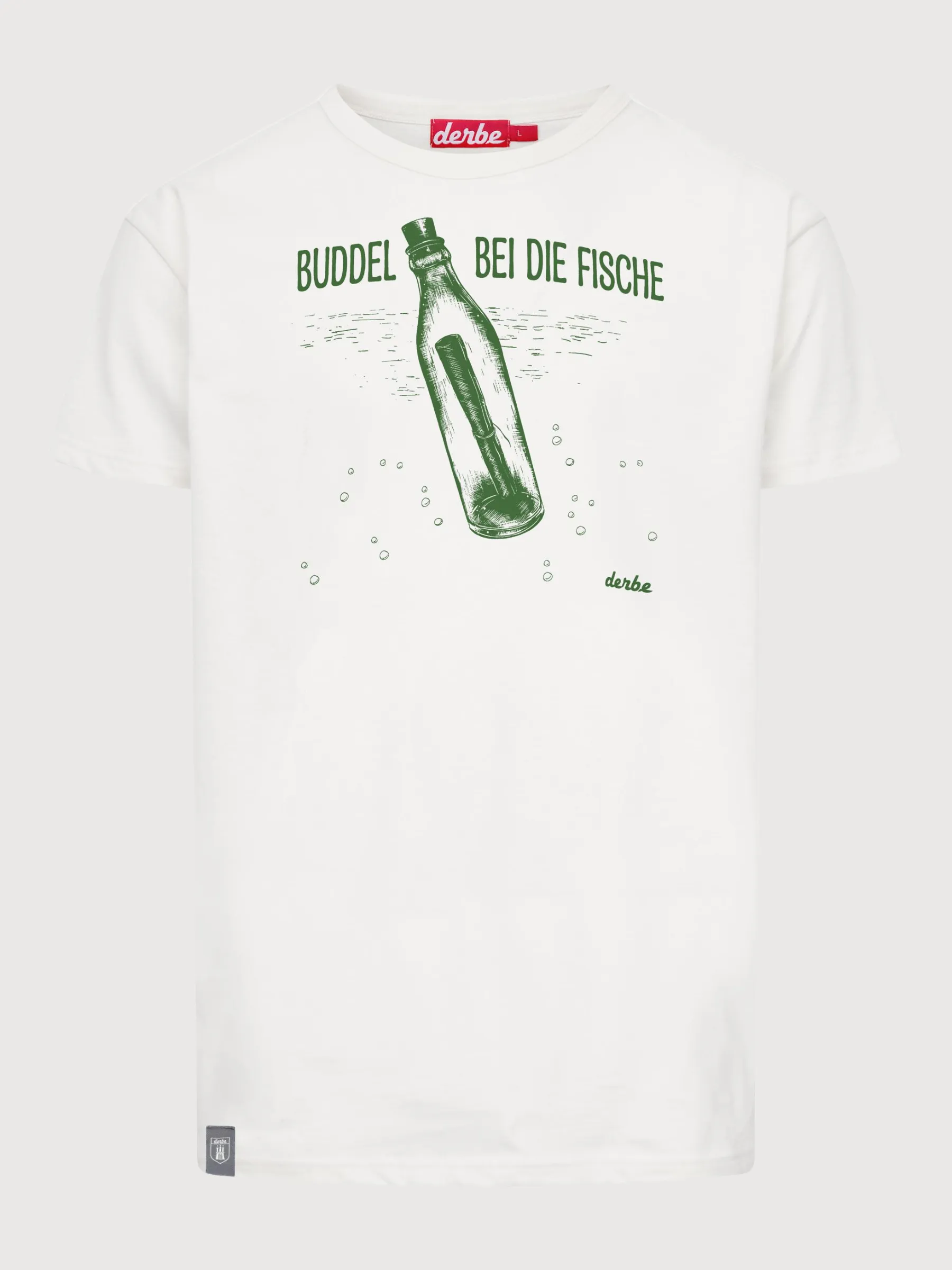 T-Shirt Fischbuddel White Man Cotton | Derbe