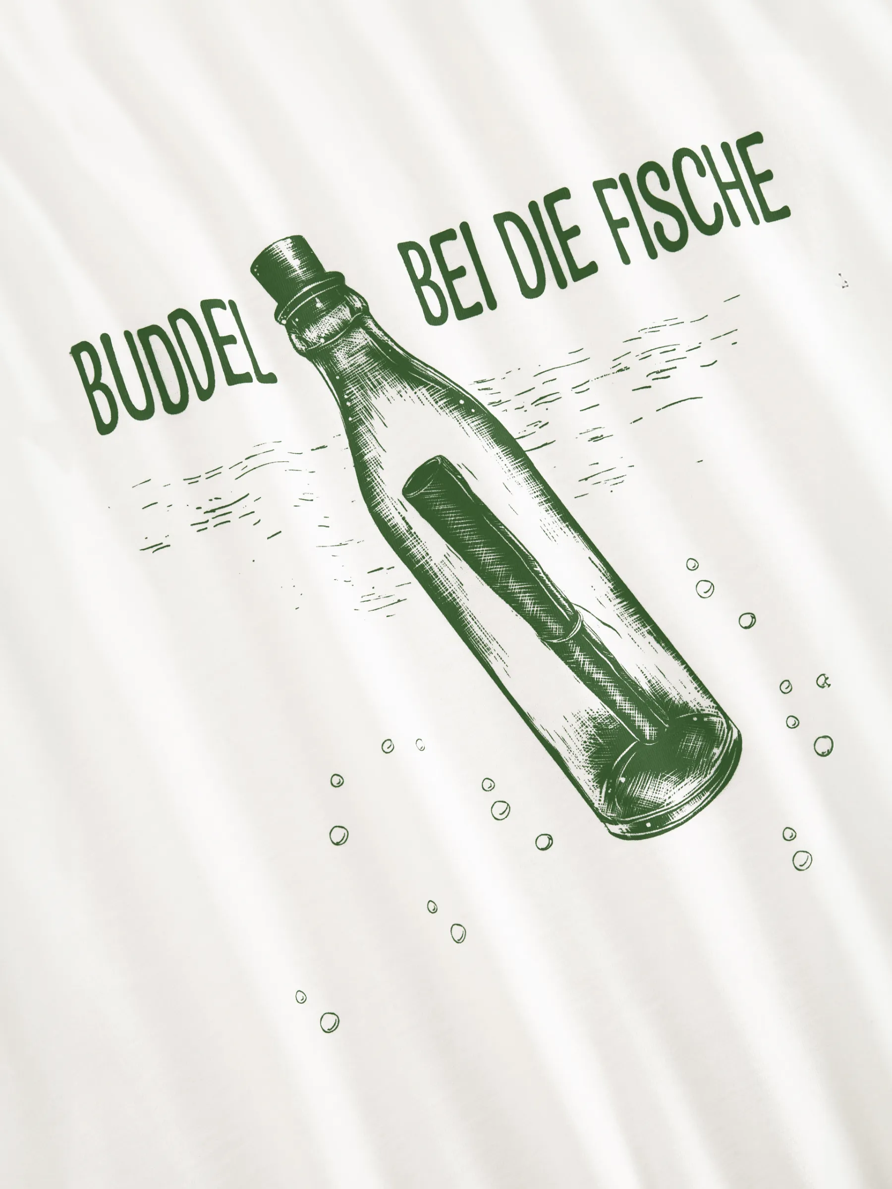 T-Shirt Fischbuddel White Man Cotton | Derbe
