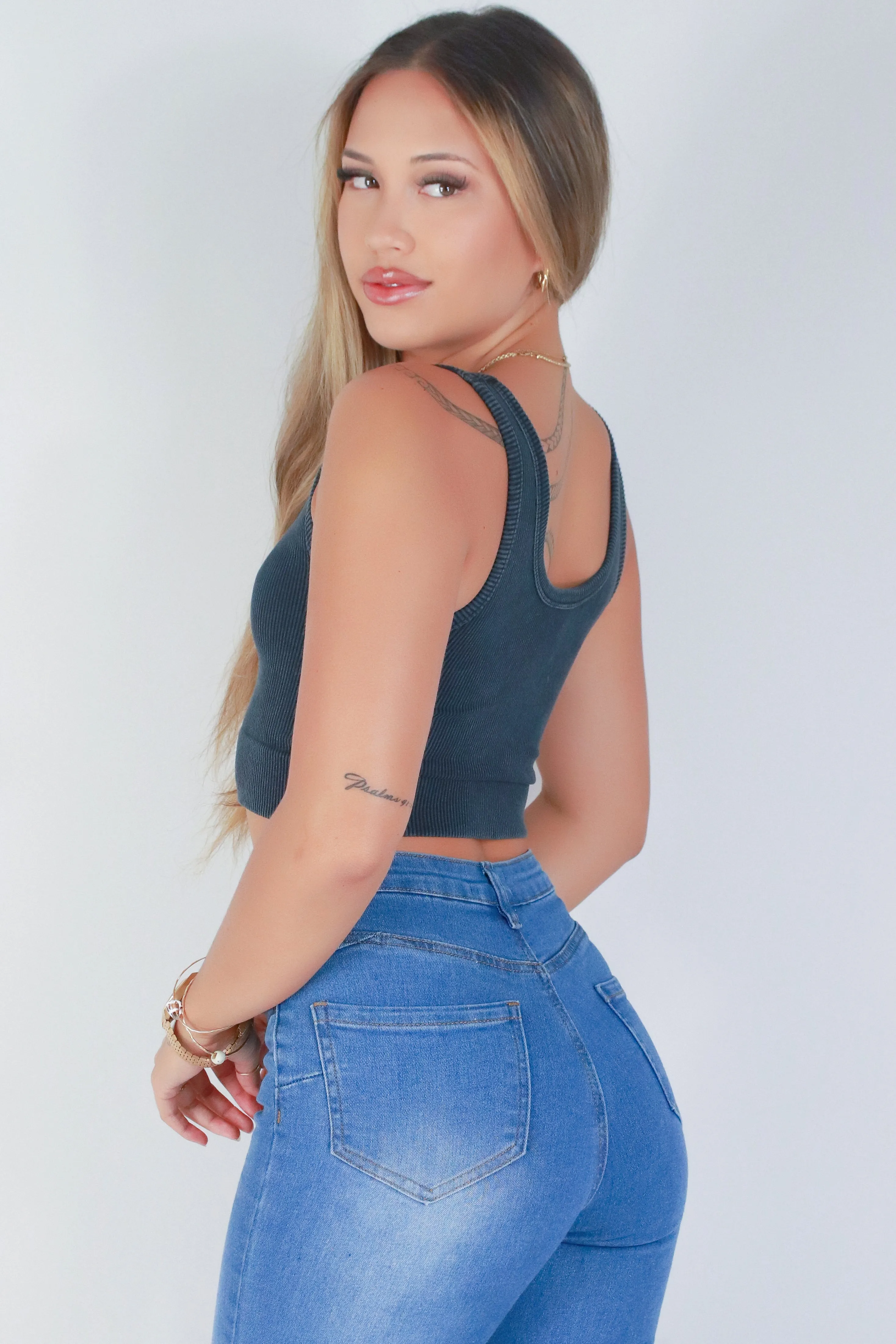 TAG A FRIEND CROPPED TANK