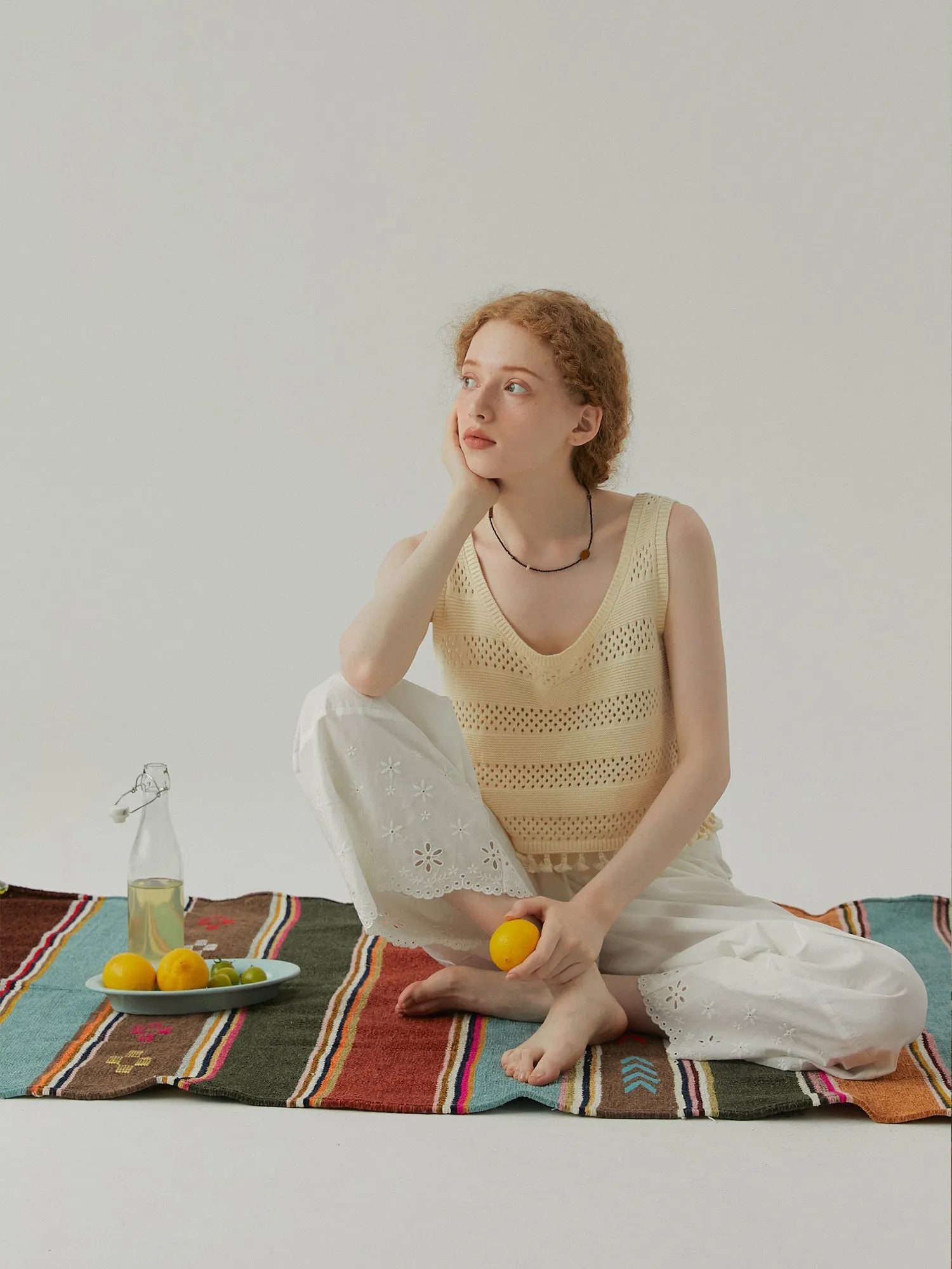 Tassel Knit Vest