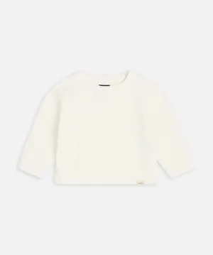 The Summit Raglan Knit - Off White