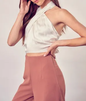 Tie Back Crop Top