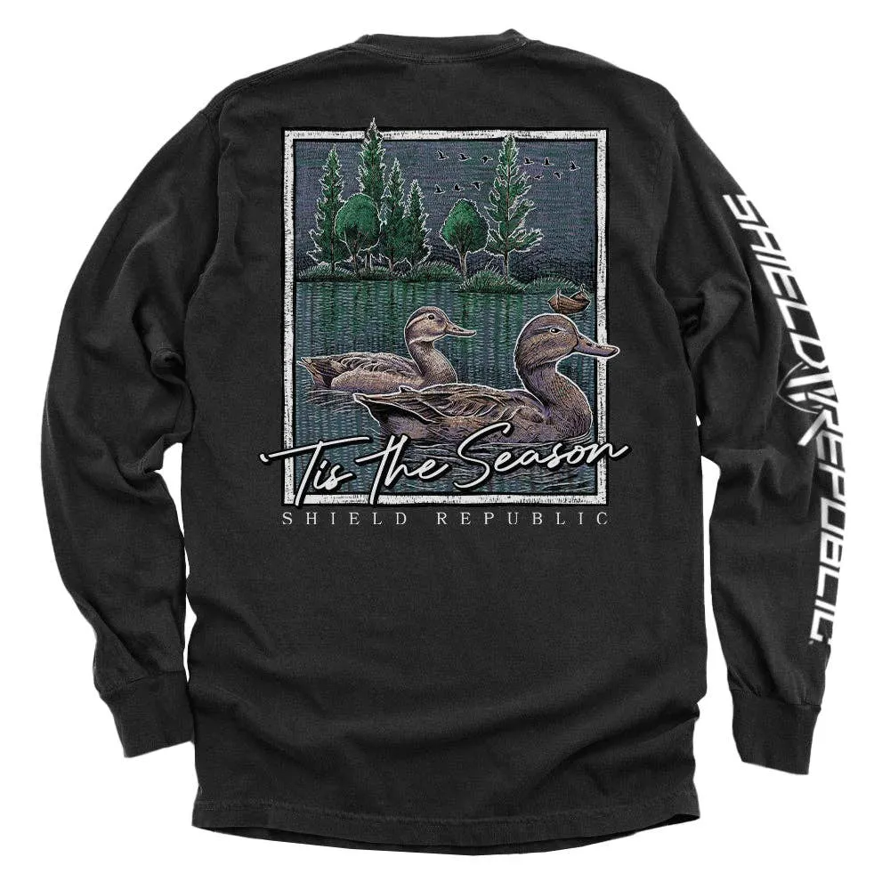 Tis the Season Duck: Bay / S / Comfort Colors Pocket Tee