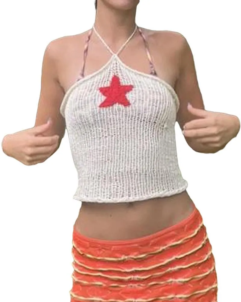 Triangulum Star Halter Top