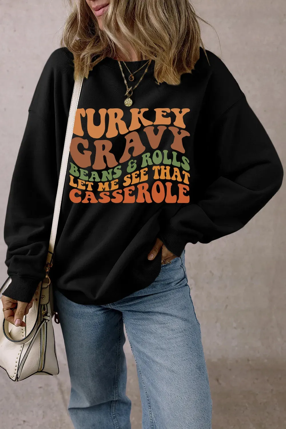 Turkey Gravy Casserole Sweatshirt