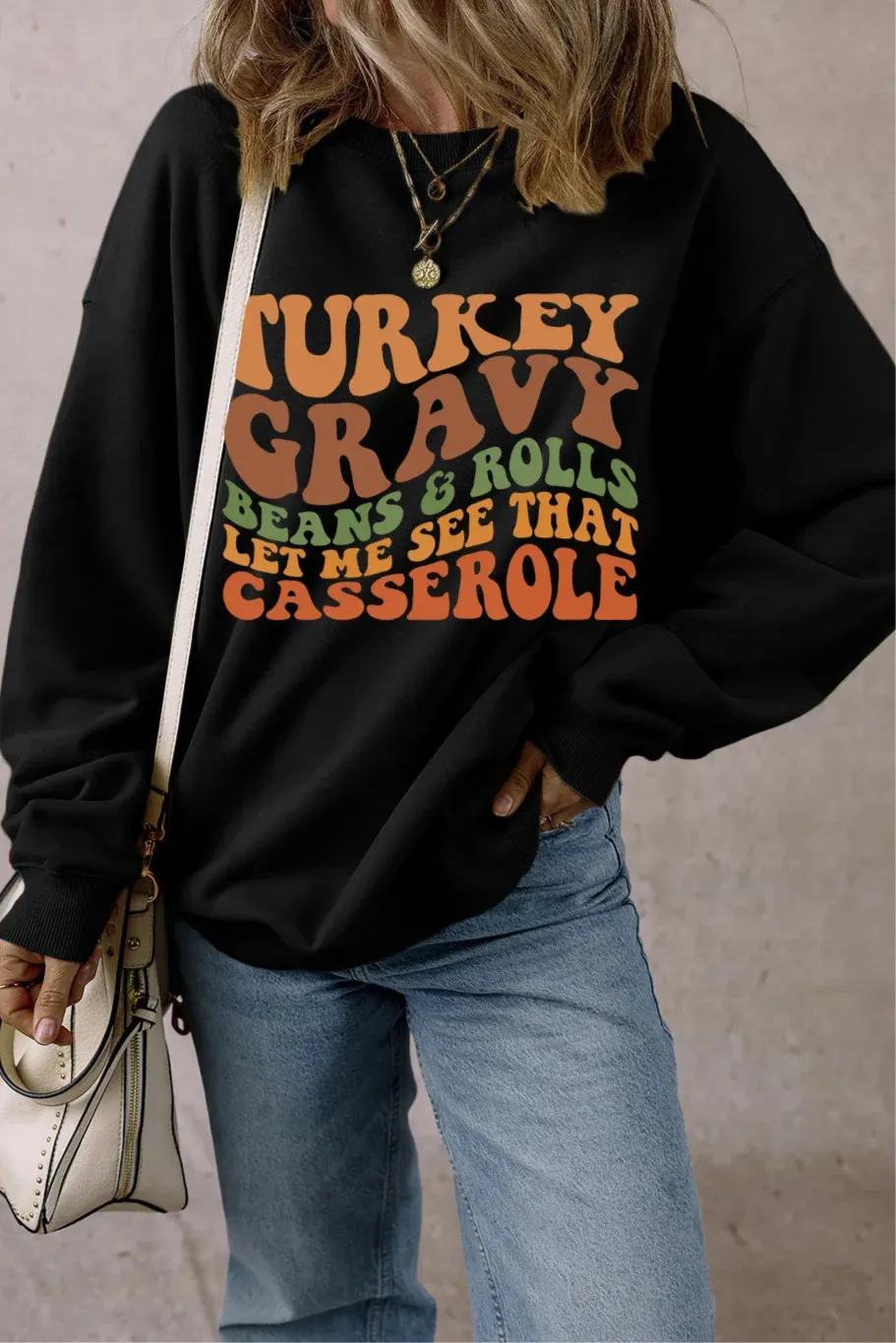 Turkey Gravy Casserole Sweatshirt
