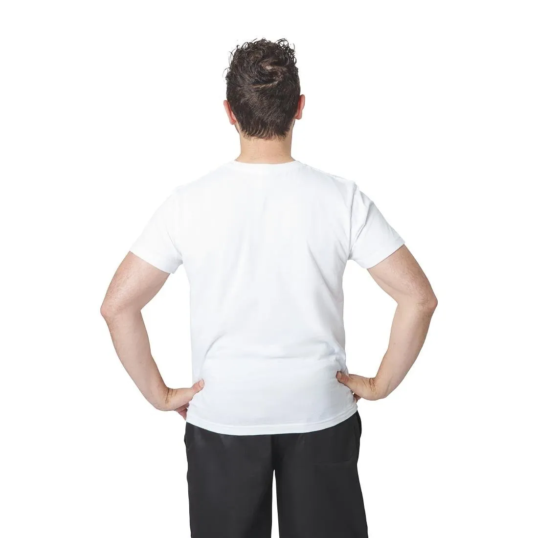 Unisex Chef T-Shirt White 4XL
