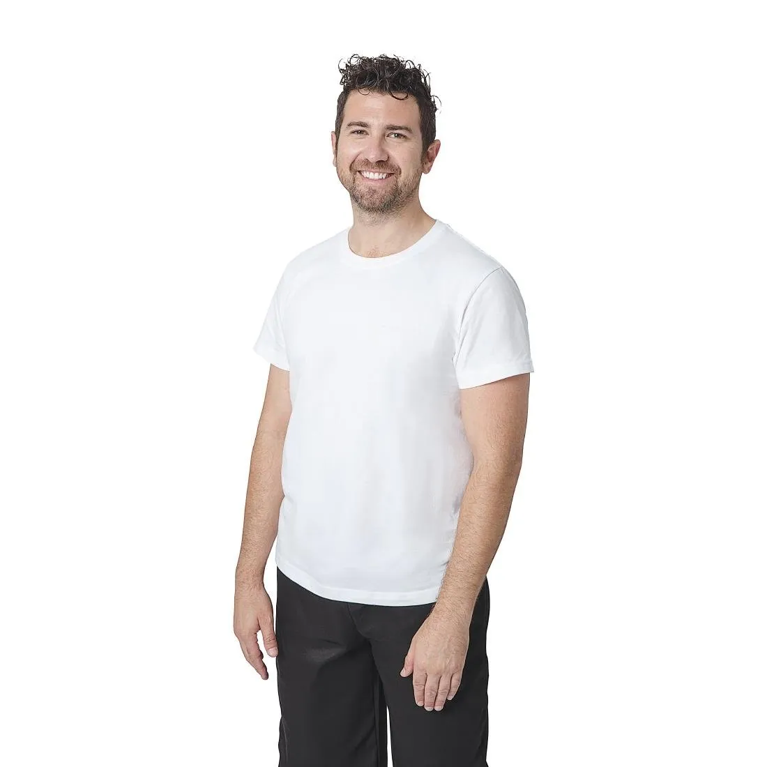 Unisex Chef T-Shirt White 4XL