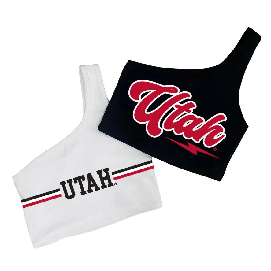 Utah White One Shoulder Top