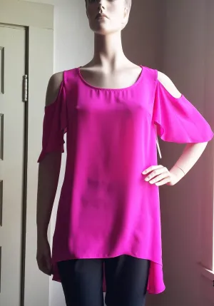 Women's Joseph Ribkoff | Cold Shoulder Blouse | Pink
