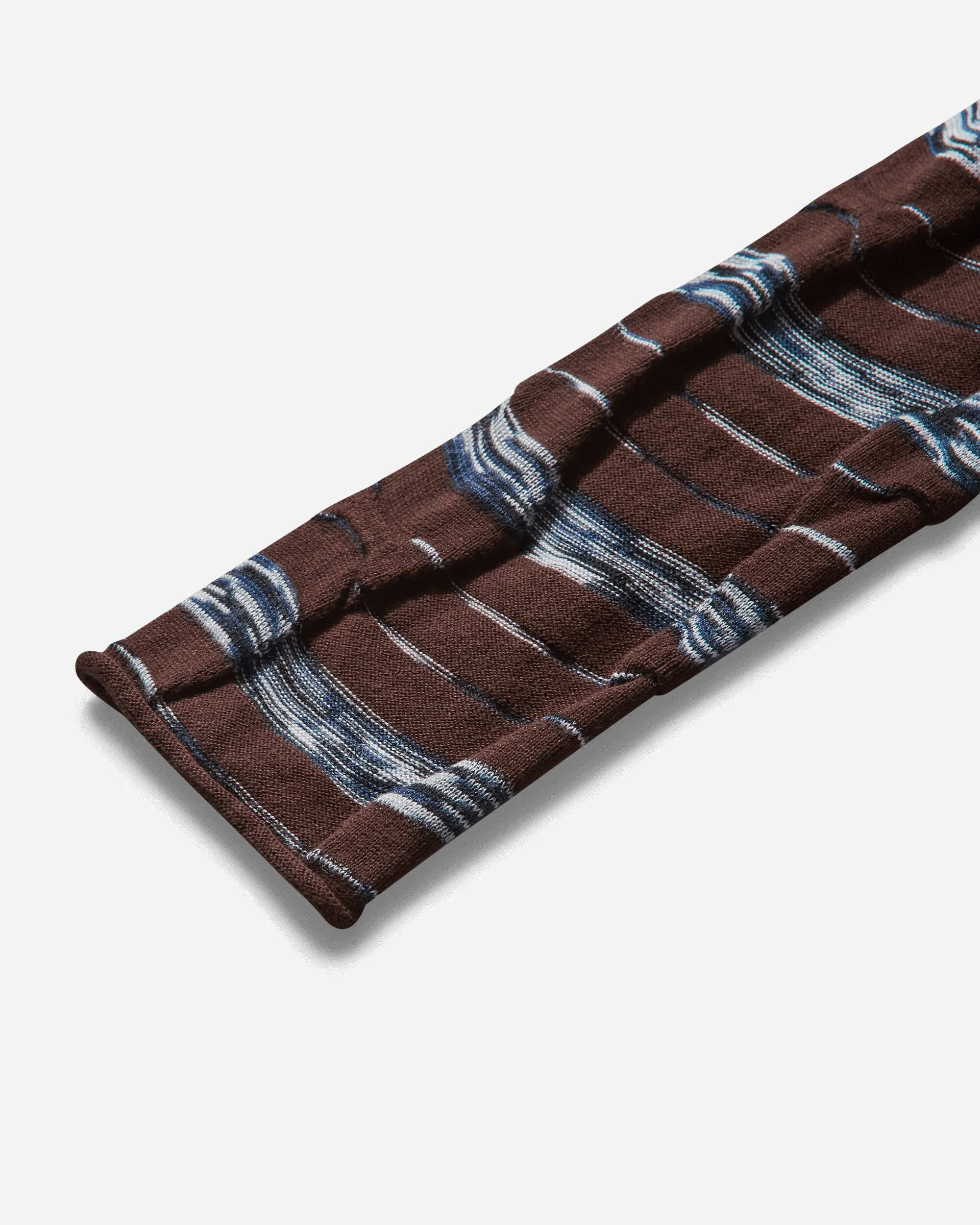 Women's Space Dye Turtleneck Navy / Brown