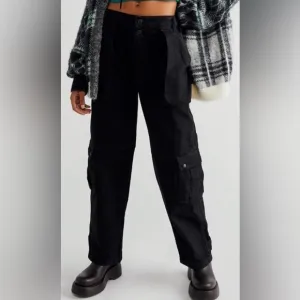 Women’s We the Free Marx Slouchy Cargo Jean in Black