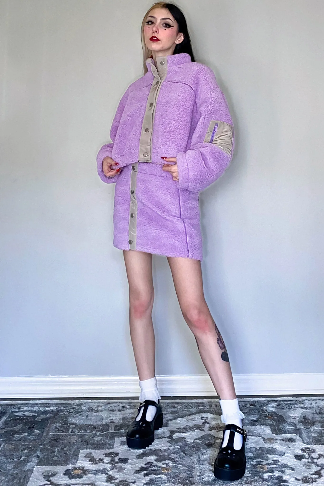 Yummy Crop Fluffy Jacket