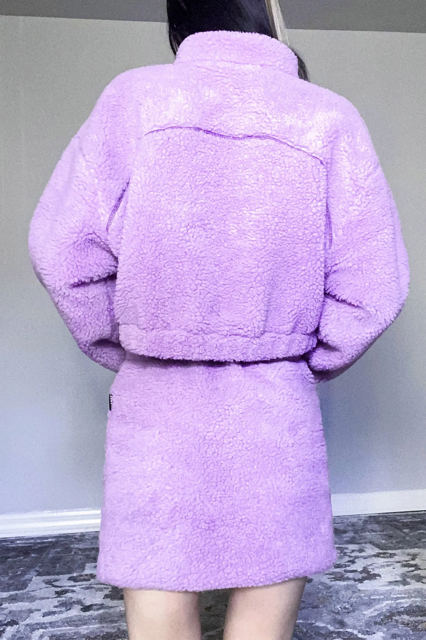 Yummy Crop Fluffy Jacket